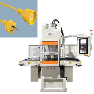 85 Ton Power Cord Vertical Injection Molding Machine z podwójnym przesuwaniem do produkcji wtyczki