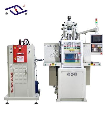 85 Ton Maszyna do wytwarzania podeszwy obuwniczej Vertical Double Slide LSR Injection Molding Machine