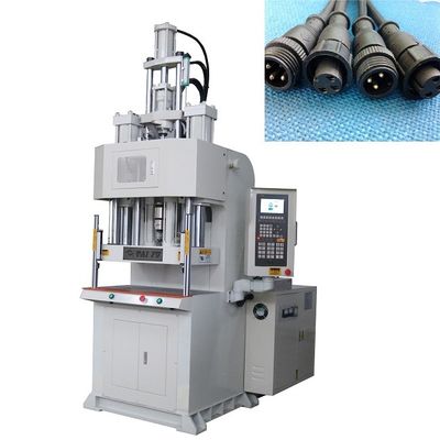 C-Type 55 Ton Vertical Plastic Injection Molding Machine Making Connector