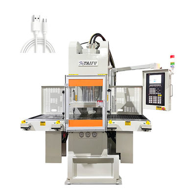 85 Ton Power Cord Vertical Injection Molding Machine z podwójnym przesuwaniem do wytwarzania drutu
